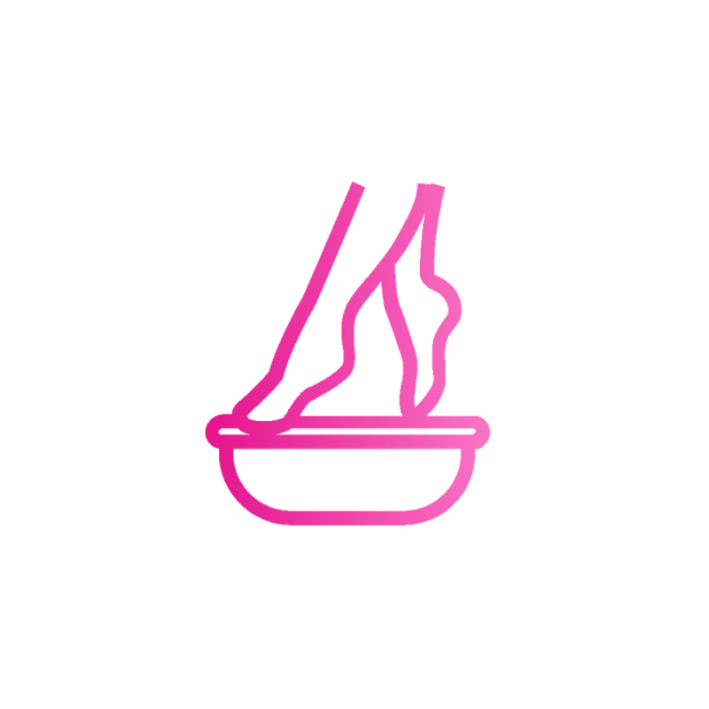 Снятие лака (ноги)